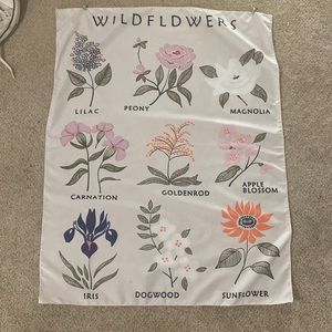 Floral tapestry